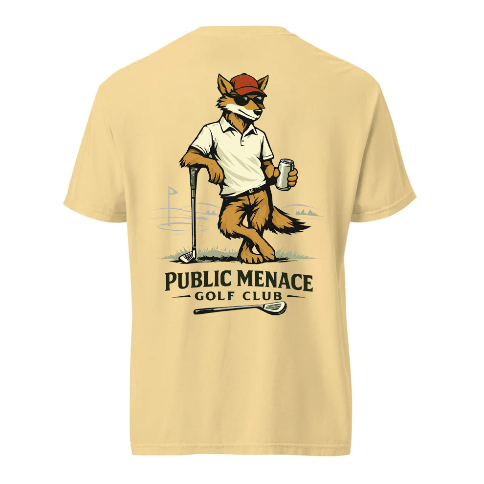 Public Menace Golf Club Coyote Shirt