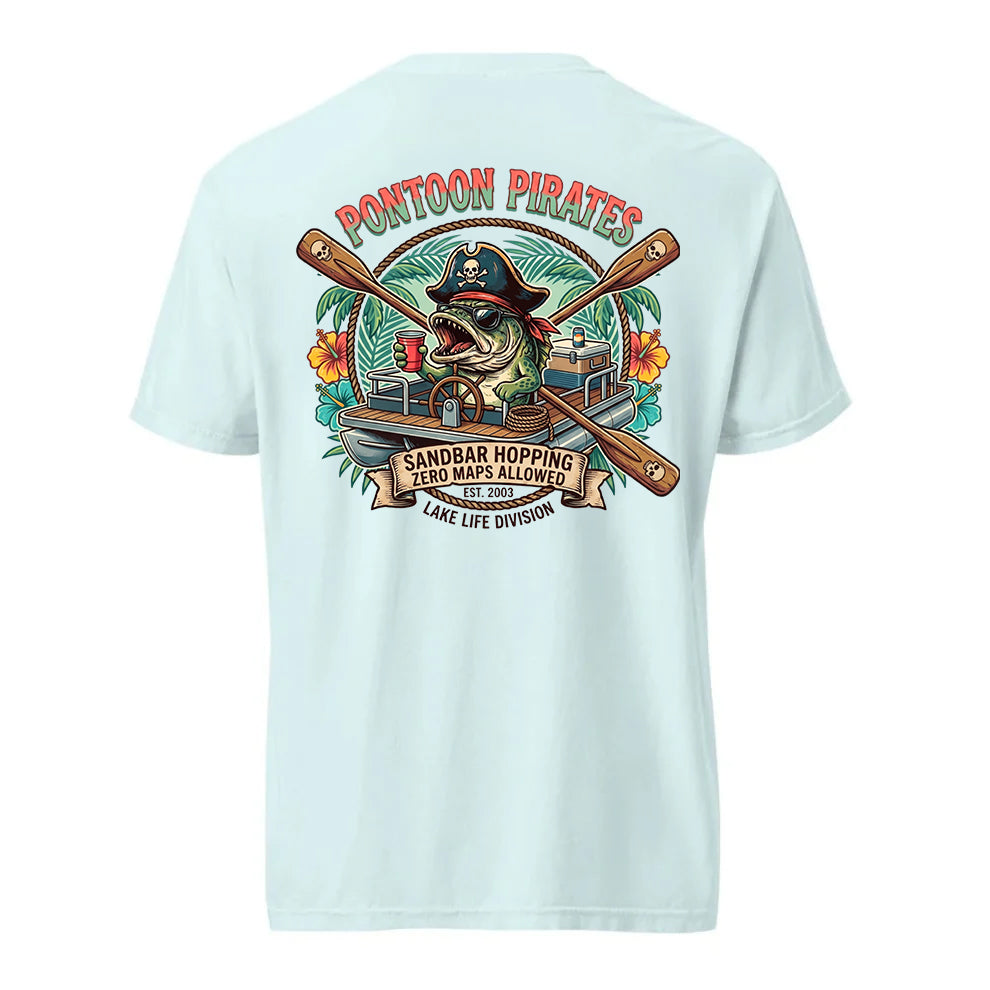 Pontoon Pirates Sandbar Hoping Shirt