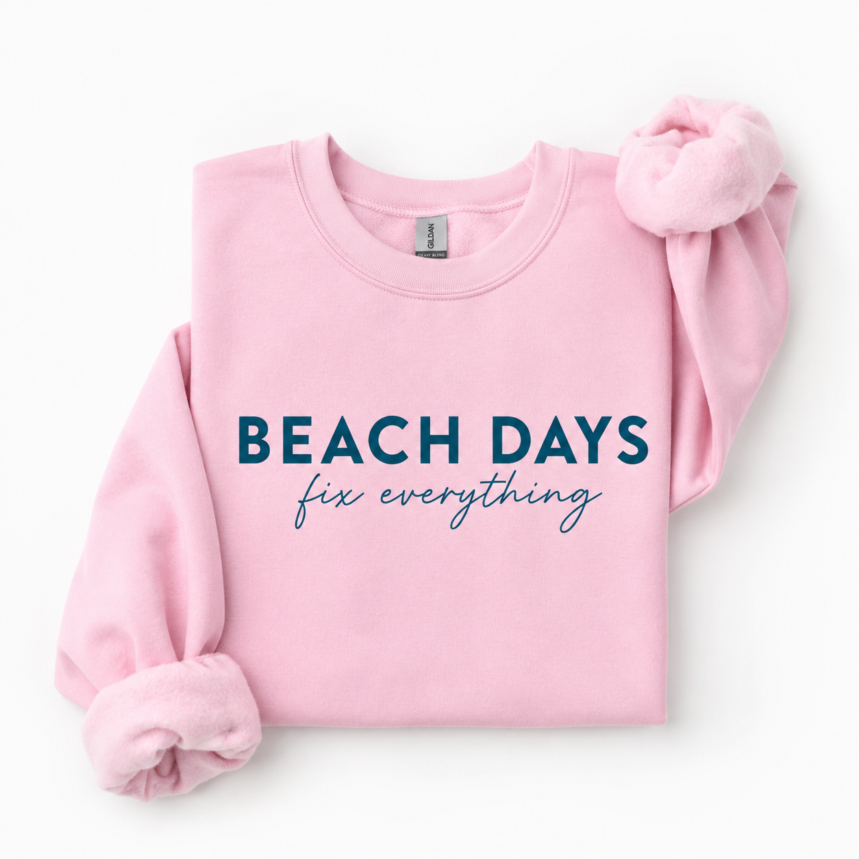 Beach Days Fix Everything Crew Sweater