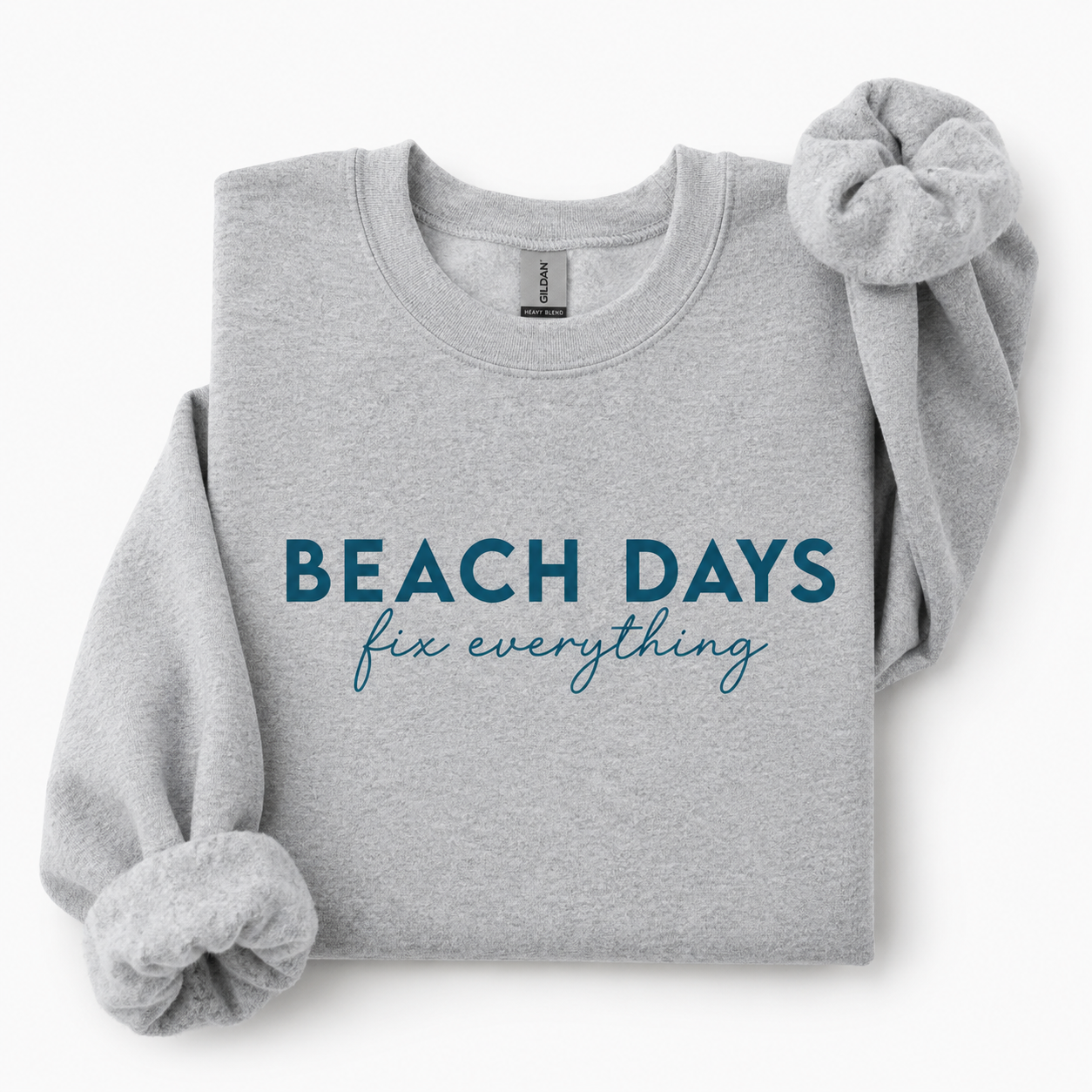 Beach Days Fix Everything Crew Sweater