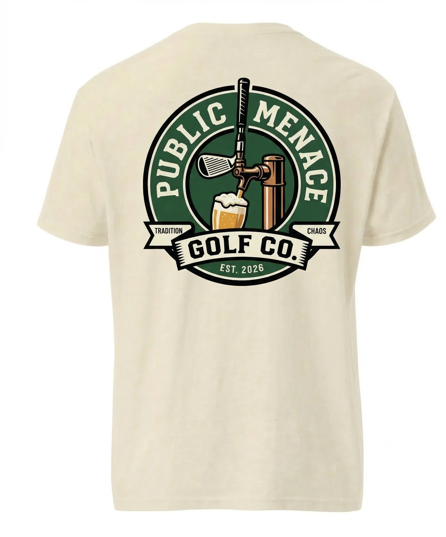 Public Menace Golf Beer Shirt