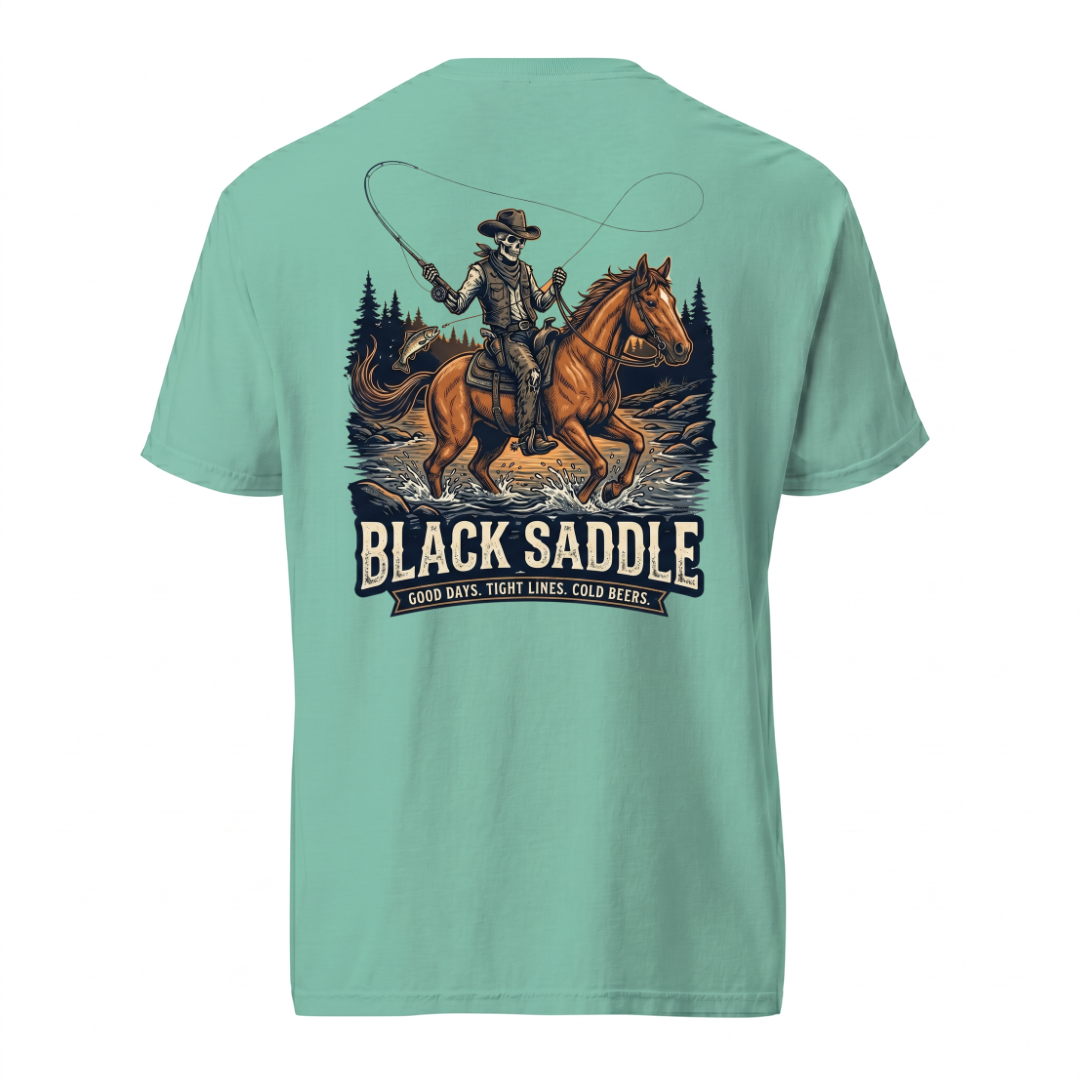 Black Saddle River Rider Shirt