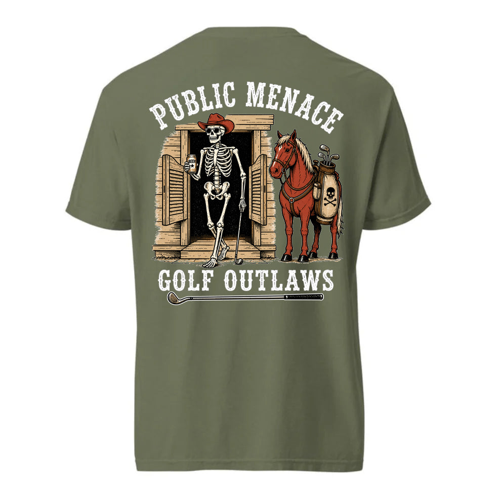 Public Menace Golf Outlaw Saloon Shirt