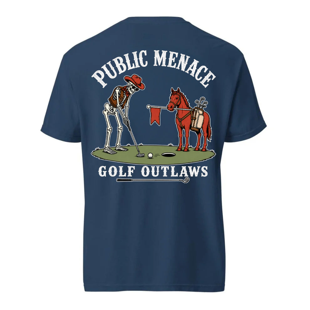 Public Menace Golf Outlaw Putting Shirt