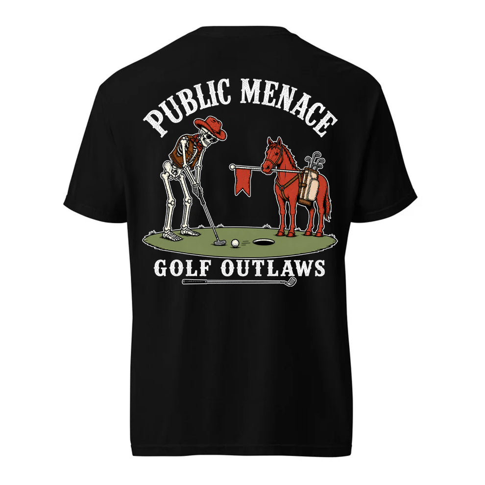 Public Menace Golf Outlaw Putting Shirt