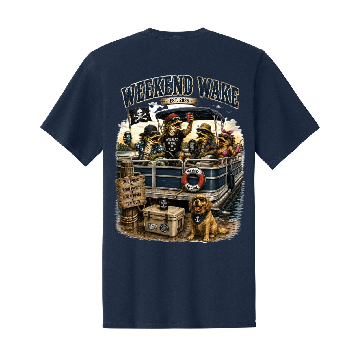 Weekend Wake Dock Party Shirt