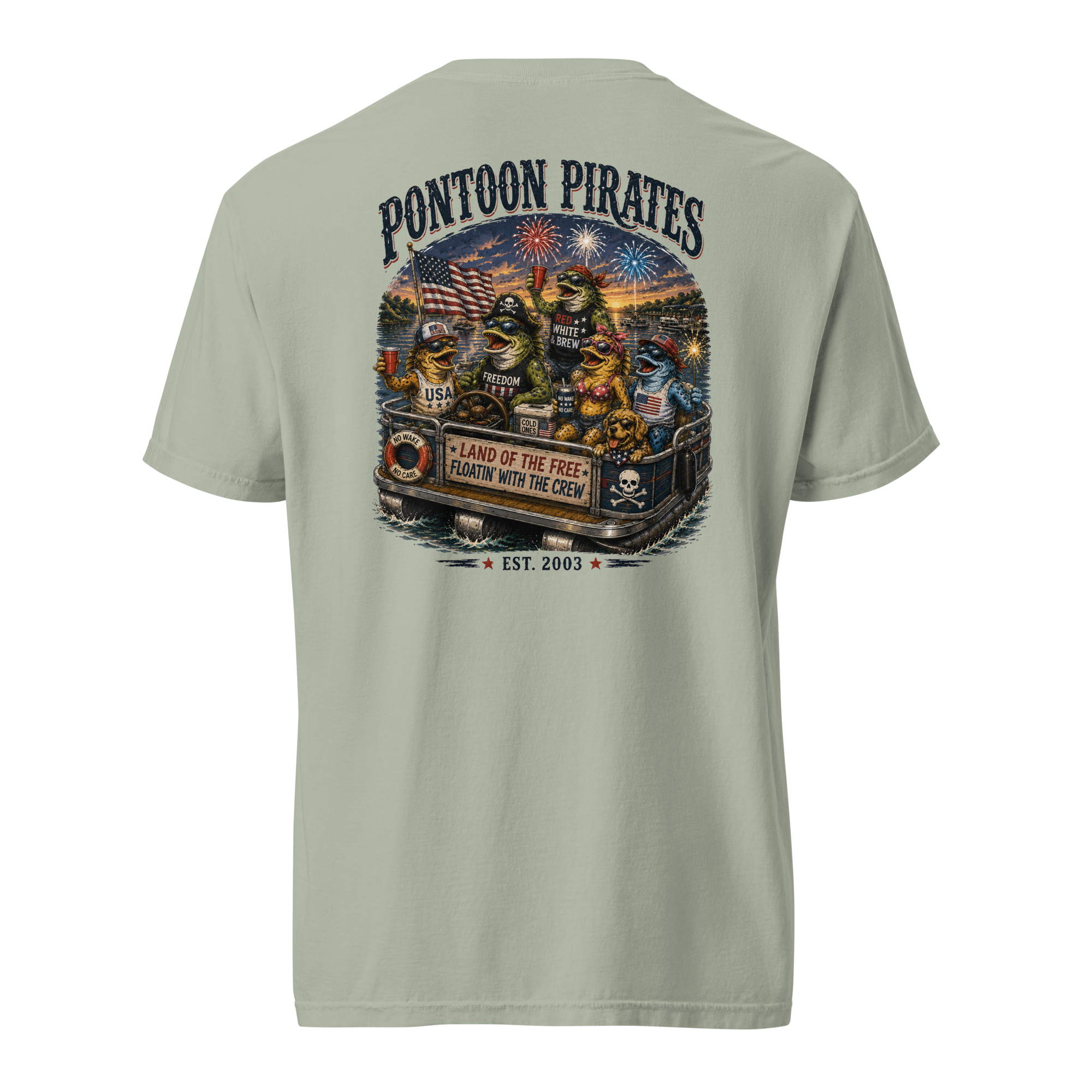 Pontoon Pirates Freedom Float Shirt