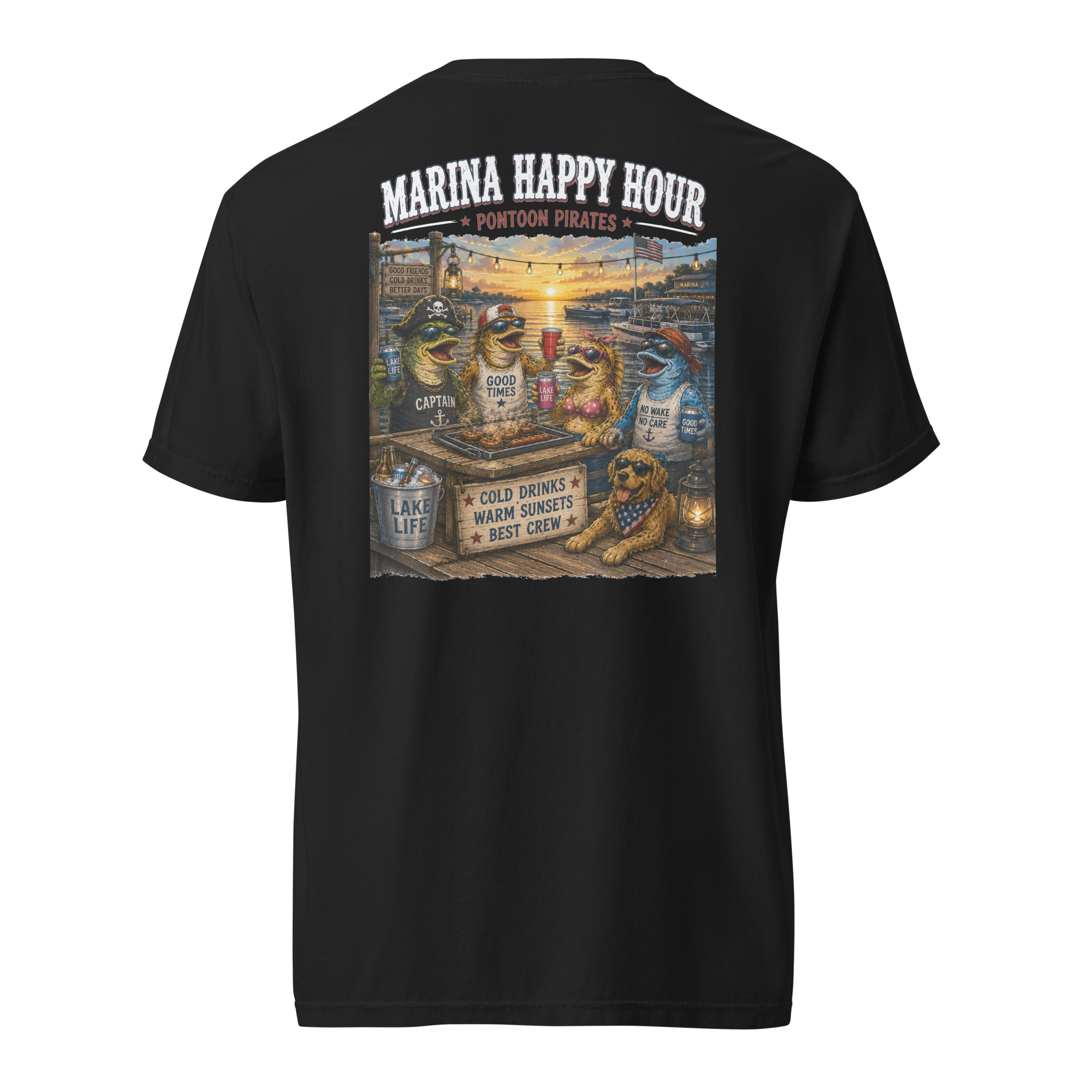 Pontoon Pirates Happy Hour Shirt