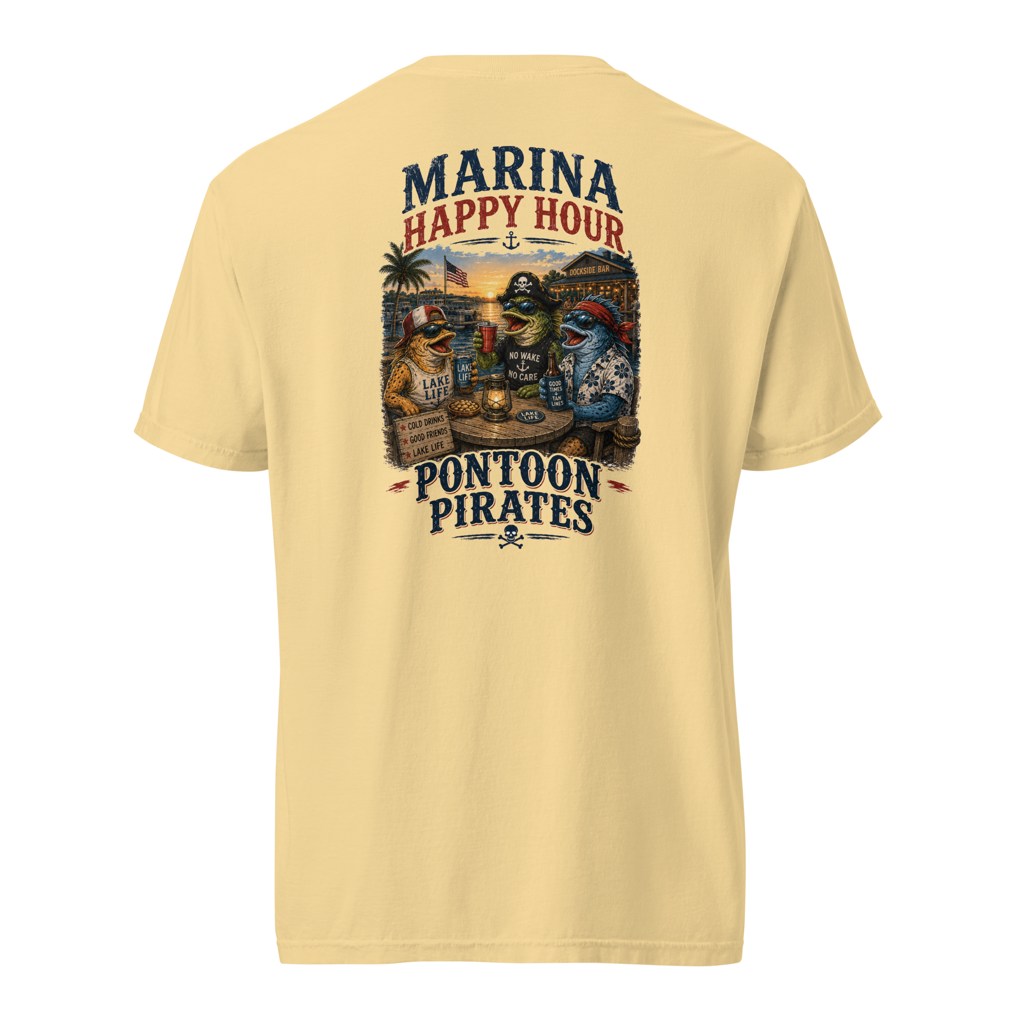 Pontoon Pirates Marina Happy Hour Shirt