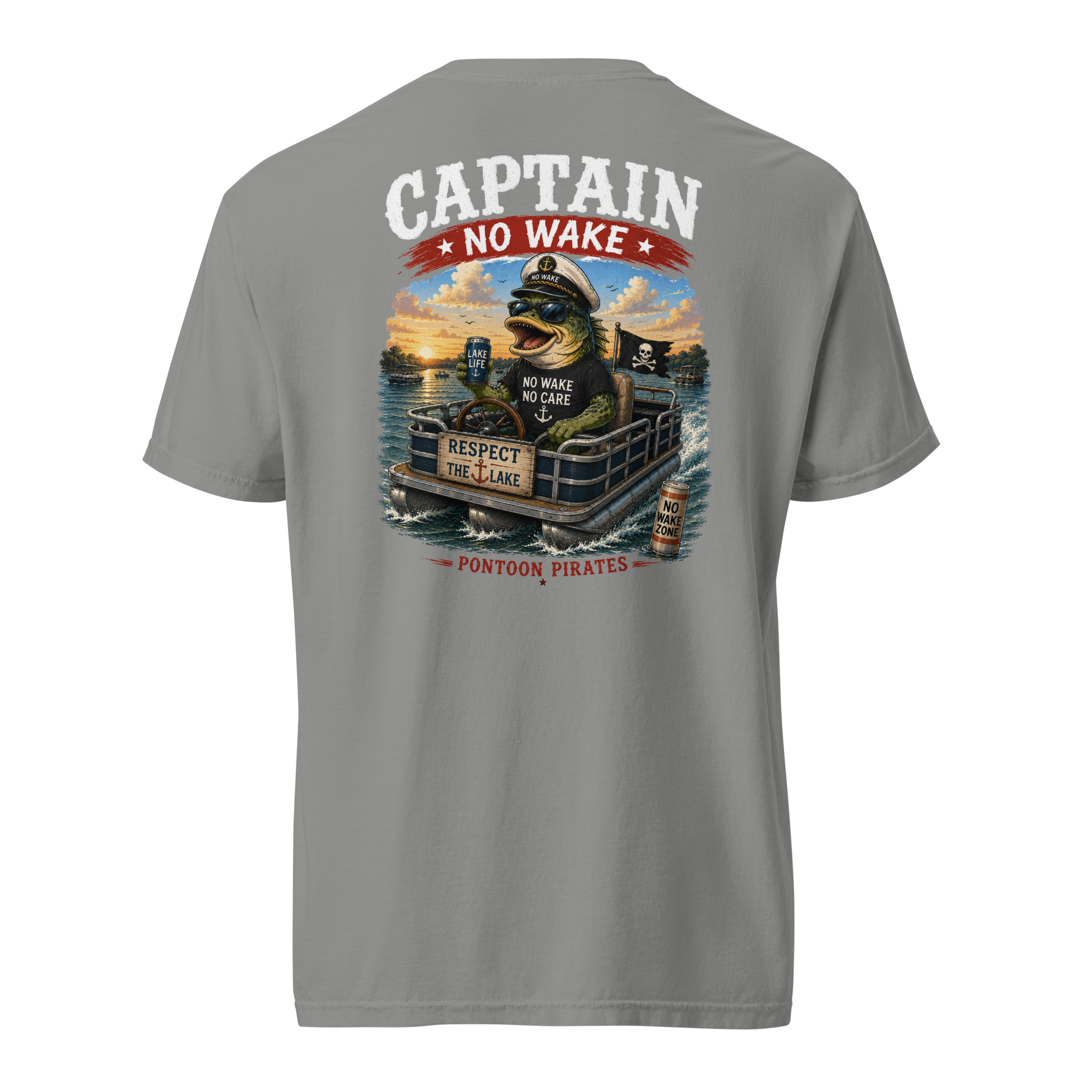Pontoon Pirates Lake Captain Shirt
