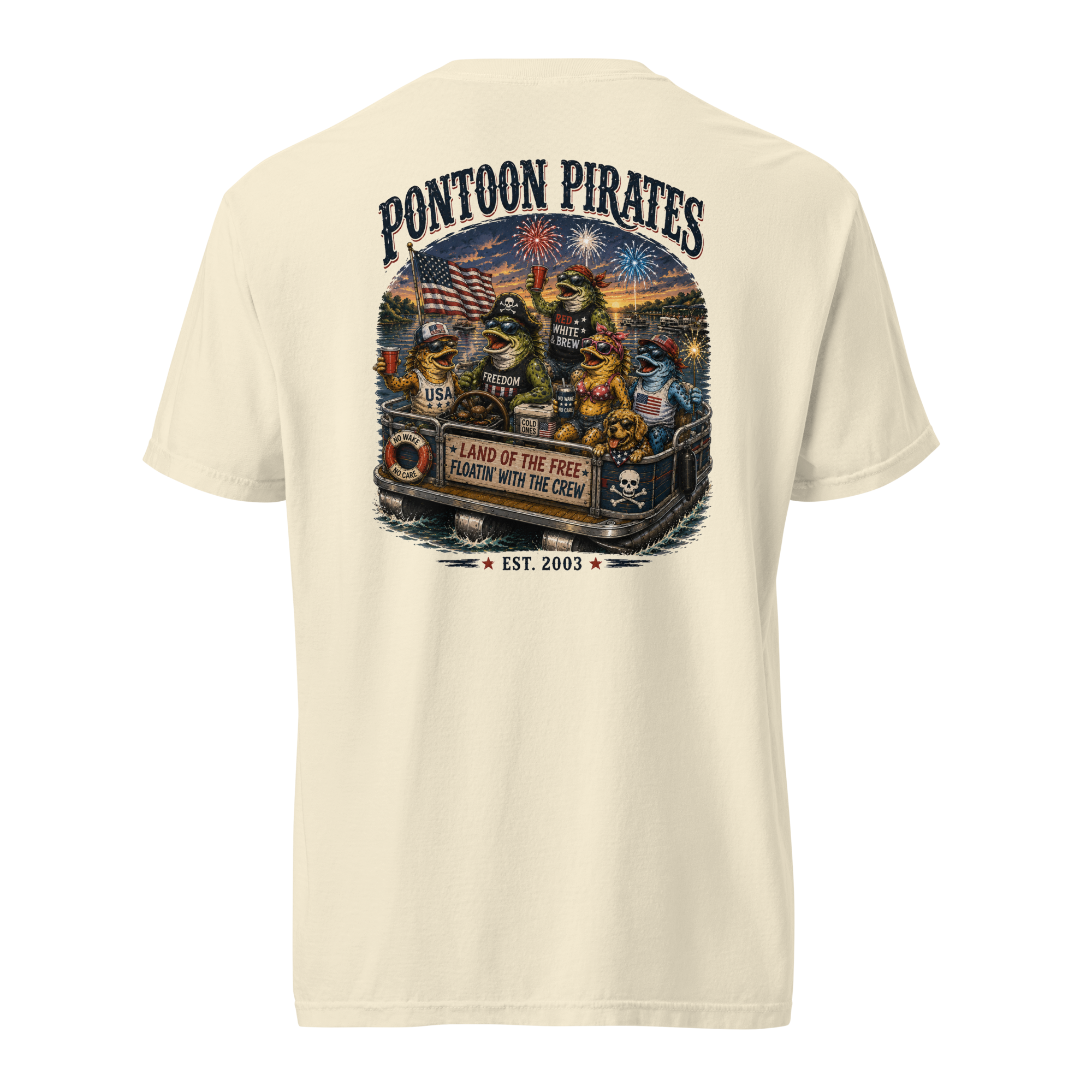 Pontoon Pirates Freedom Float Shirt