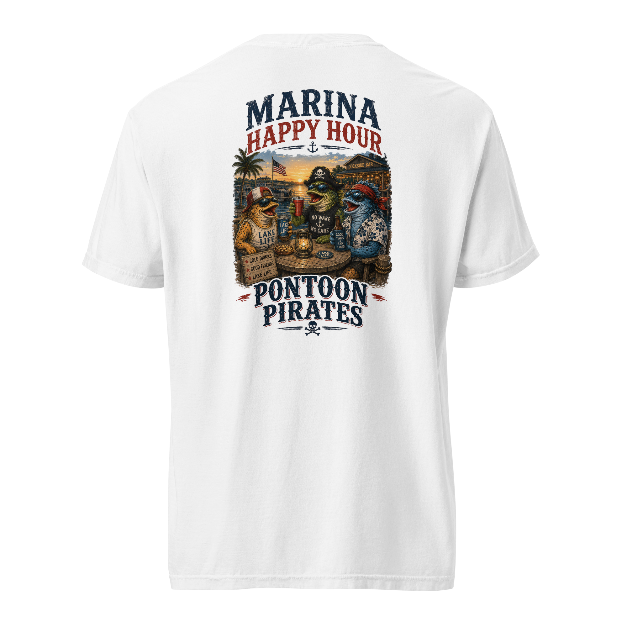 Pontoon Pirates Marina Happy Hour Shirt