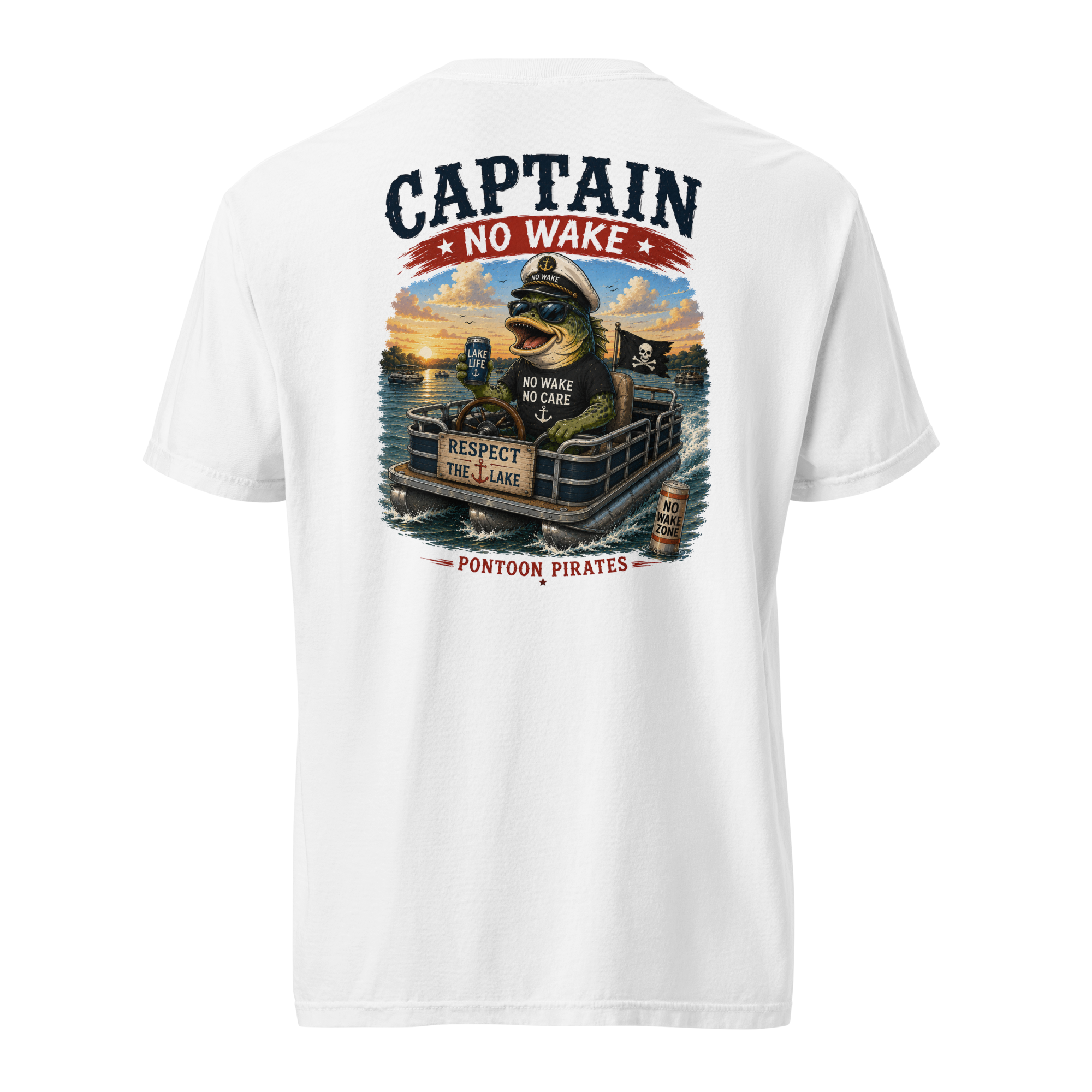 Pontoon Pirates Lake Captain Shirt