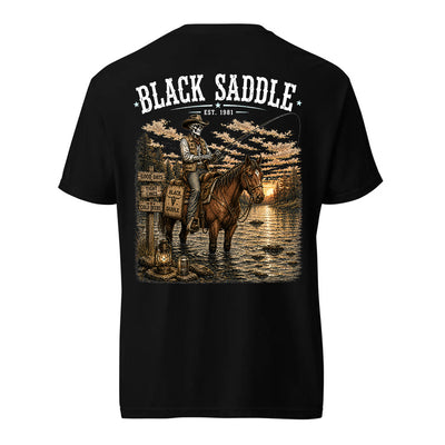 Black Saddle Knee Deep Shirt