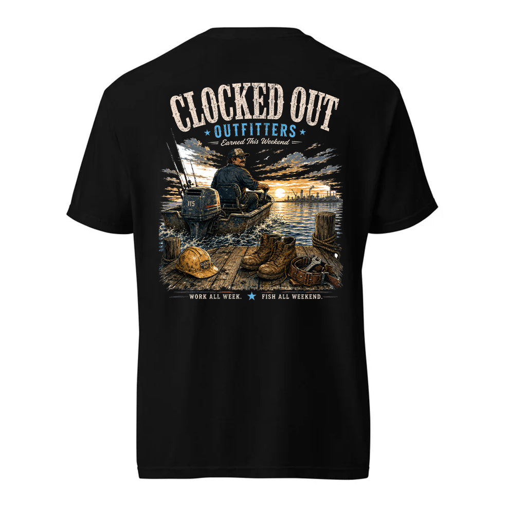 Clocked Out Earned Weekend Shirt
