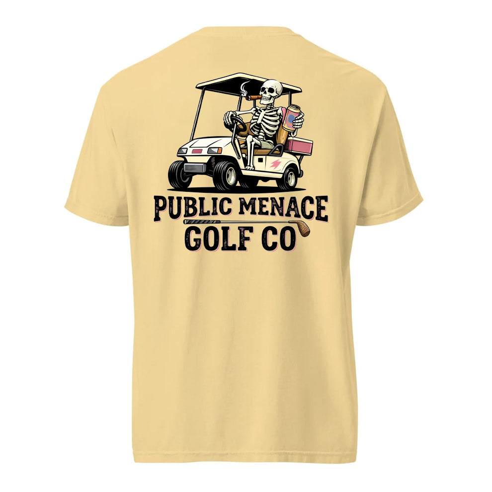 Public Menace Skeleton Cart Shirt