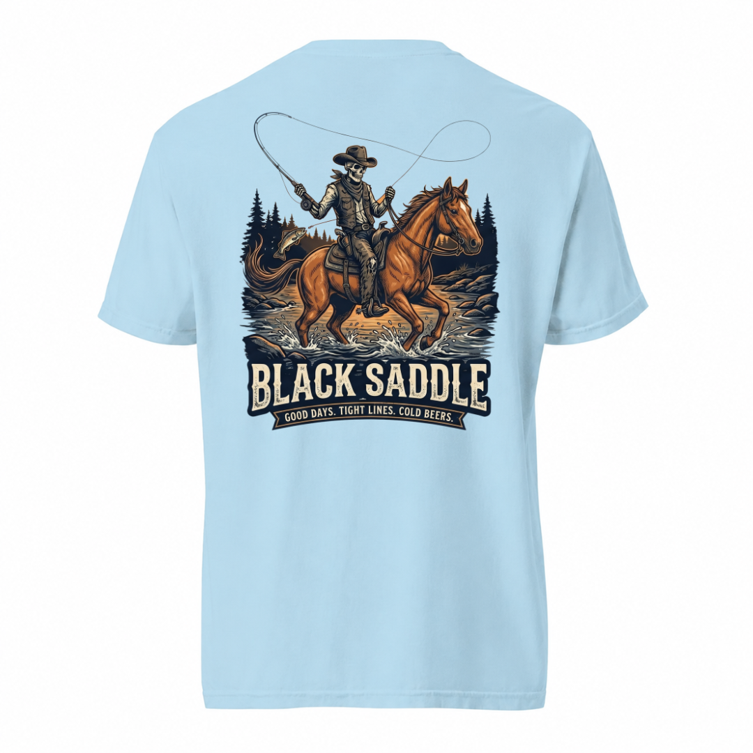 Black Saddle River Rider Shirt