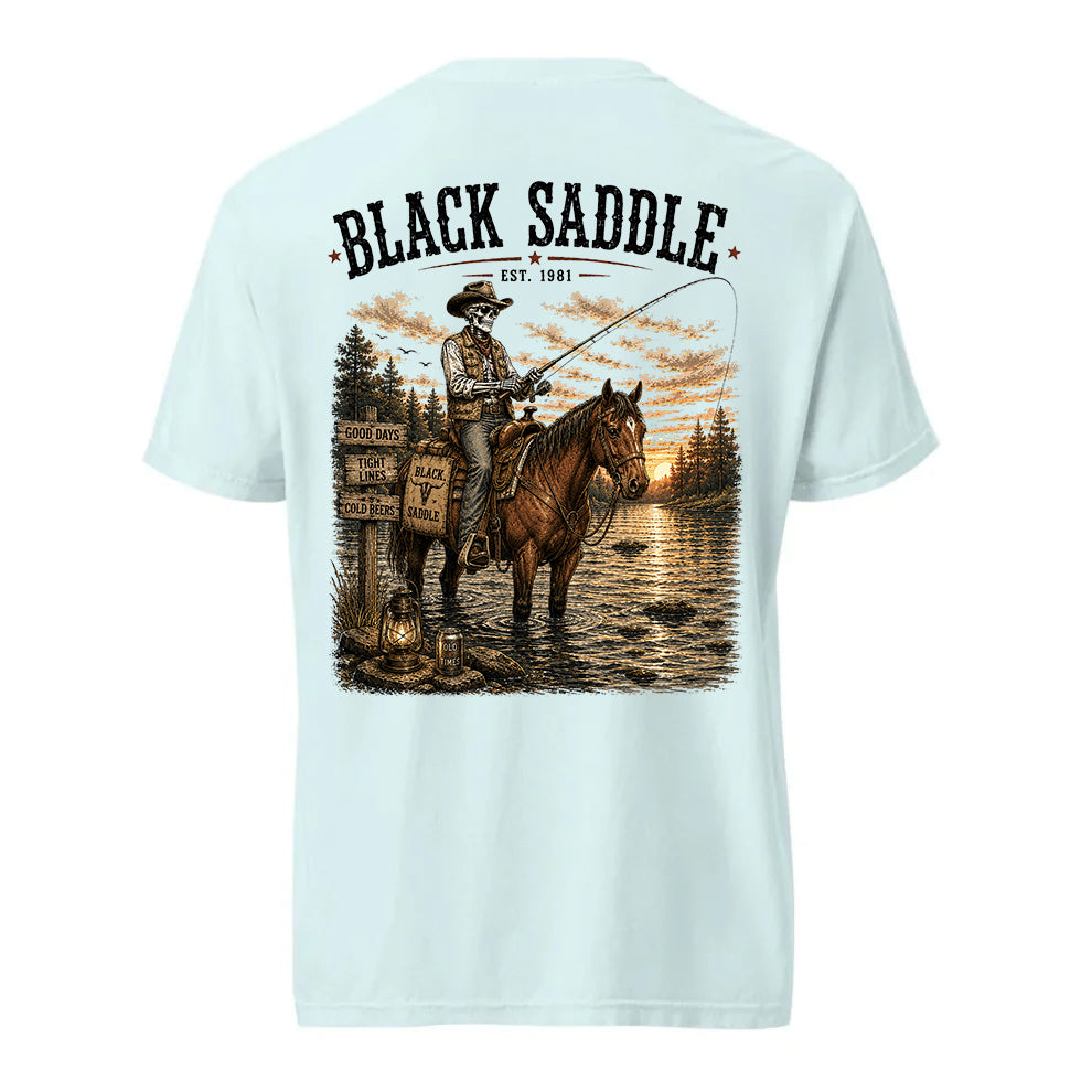Black Saddle Knee Deep Shirt