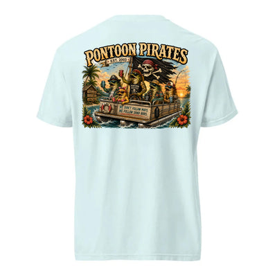 Pontoon Pirates No Care Shirt