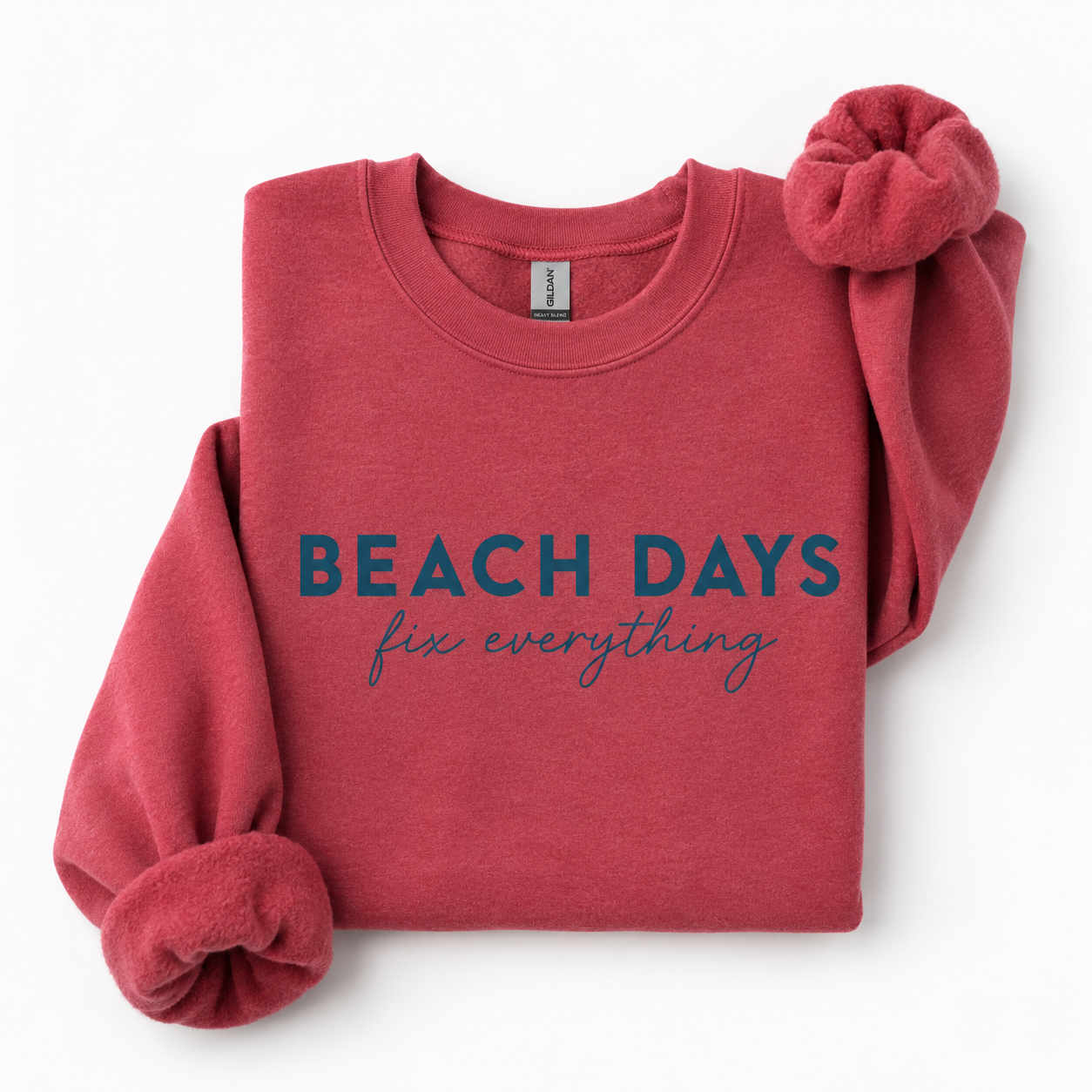 Beach Days Fix Everything Crew Sweater