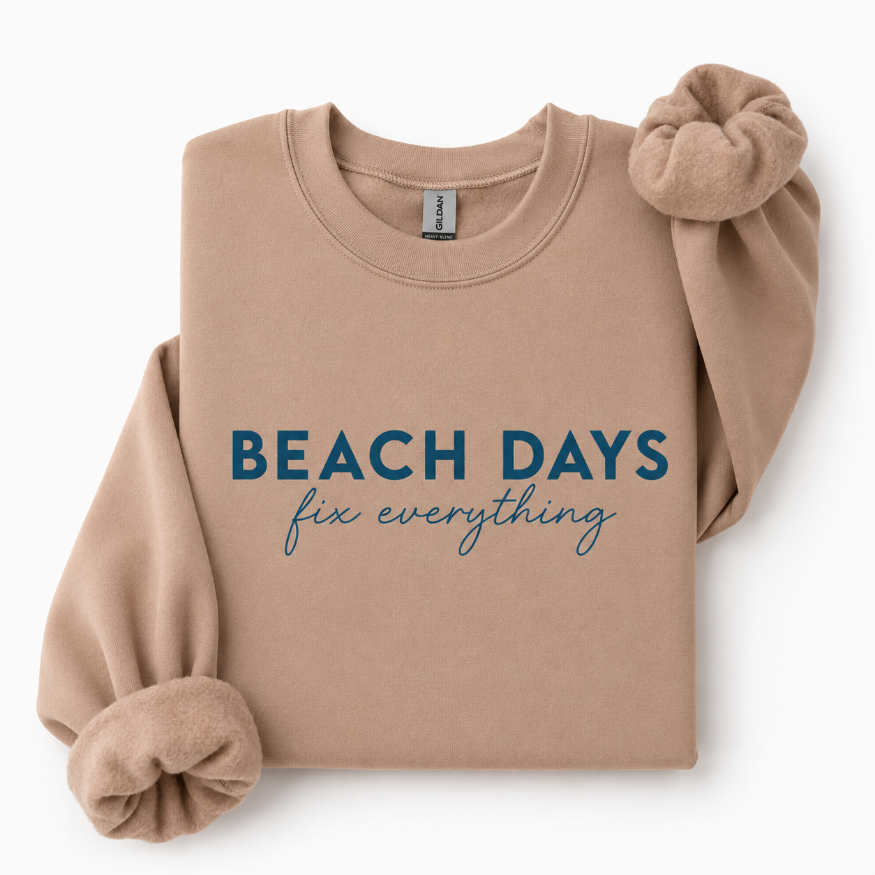 Beach Days Fix Everything Crew Sweater