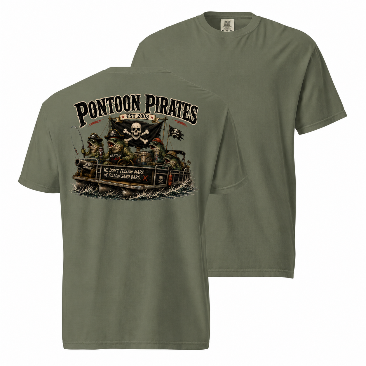 Pontoon Pirates Sandbar Raiders Shirt