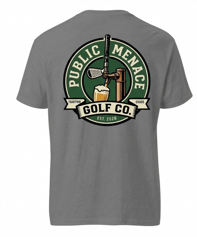 Public Menace Golf Beer Shirt