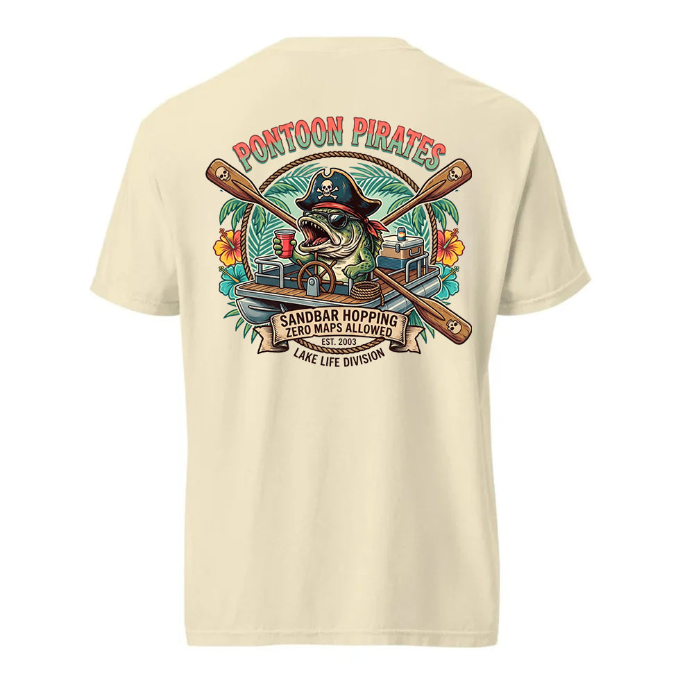 Pontoon Pirates Sandbar Hoping Shirt