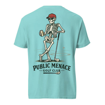 Public Menace Golf Club Skeleton Shirt