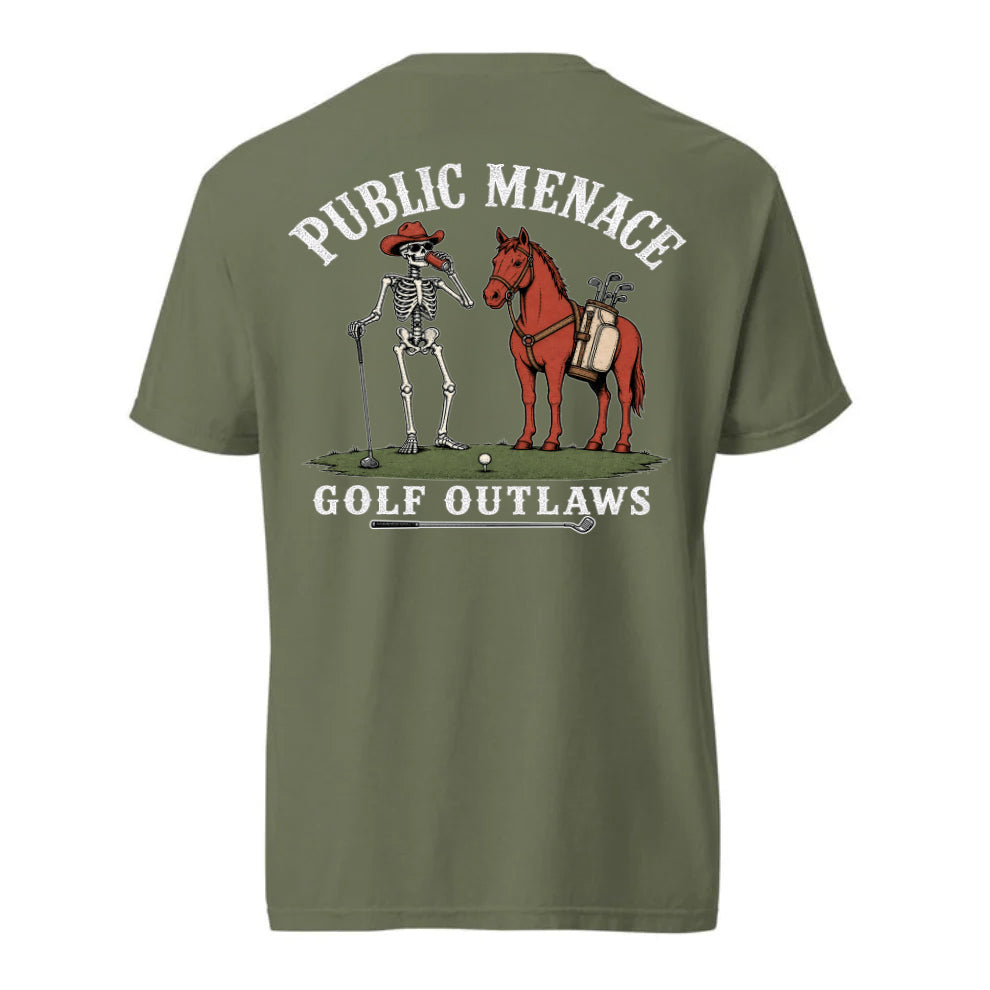 Public Menace Golf Outlaw Shirt