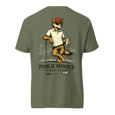 Public Menace Golf Club Coyote Shirt
