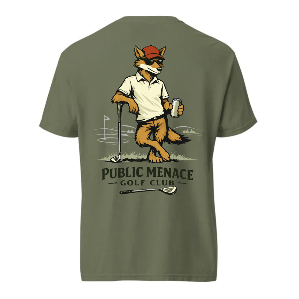 Public Menace Golf Club Coyote Shirt