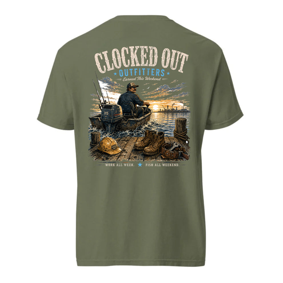 Clocked Out Earned Weekend Shirt