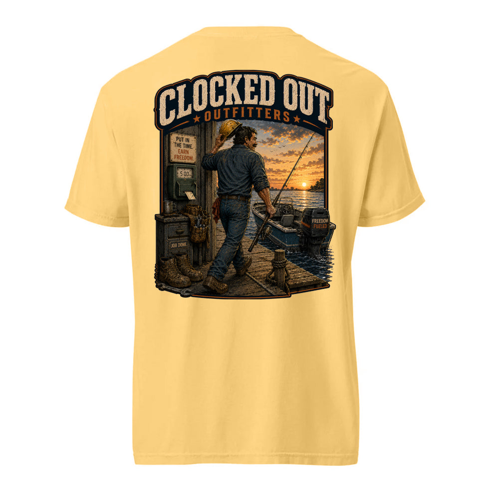 Clocked Out Earned Freedom Shirt