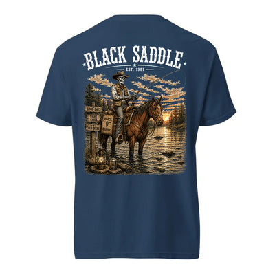 Black Saddle Knee Deep Shirt