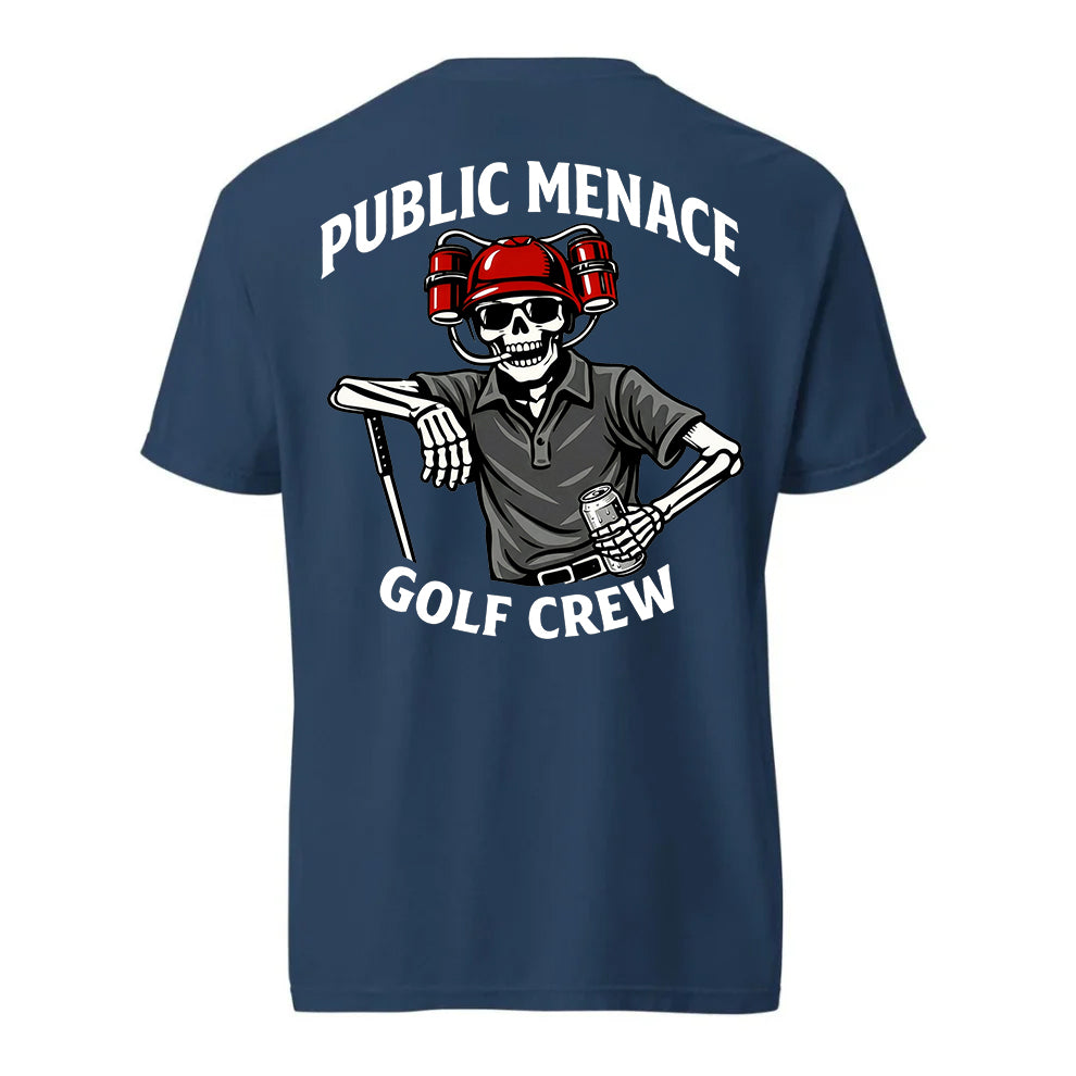 Public Menace Golf Crew Shirt