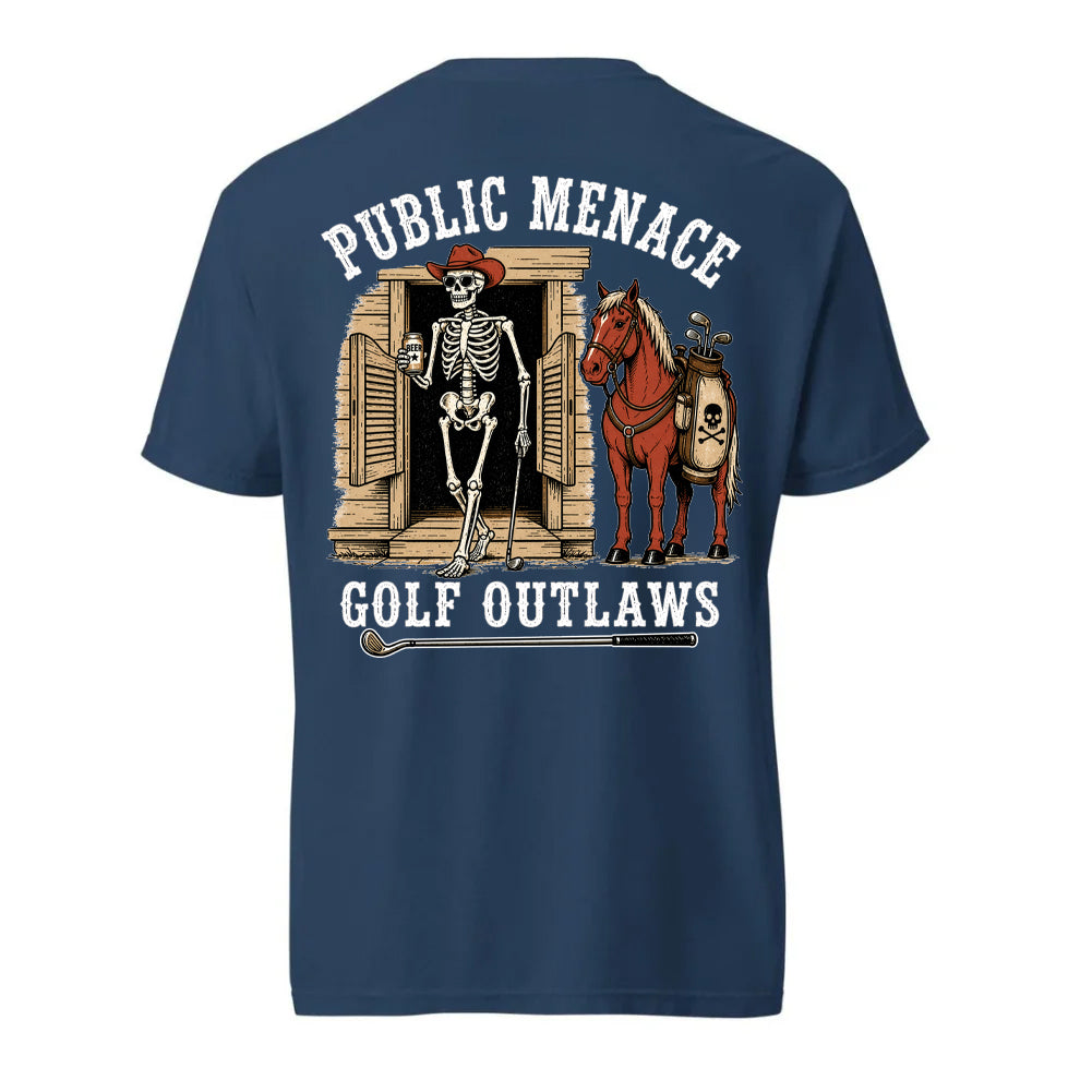 Public Menace Golf Outlaw Saloon Shirt