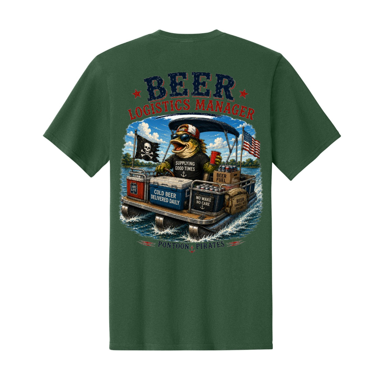 Pontoon Pirates Beer Logistics Manager Shirt
