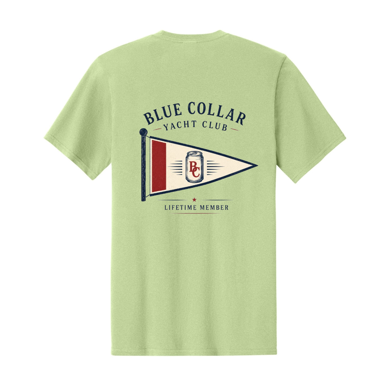 Blue Collar Yacht Club Pennant Shirt