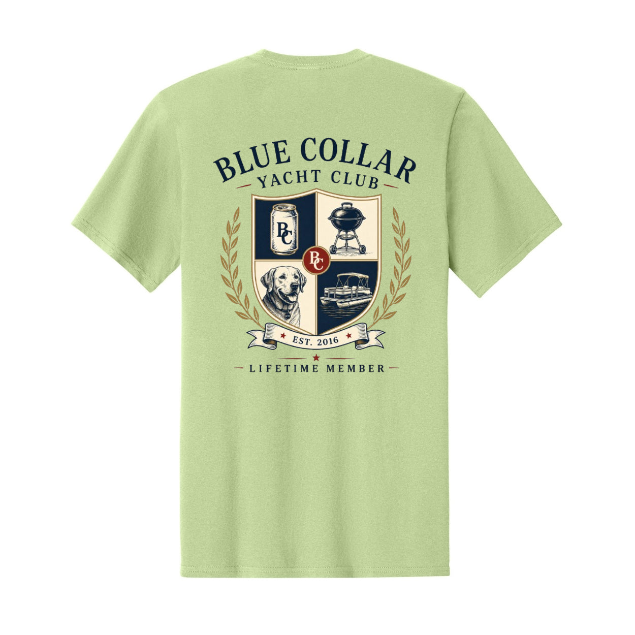 Blue Collar Yacht Club Pennant Shirt
