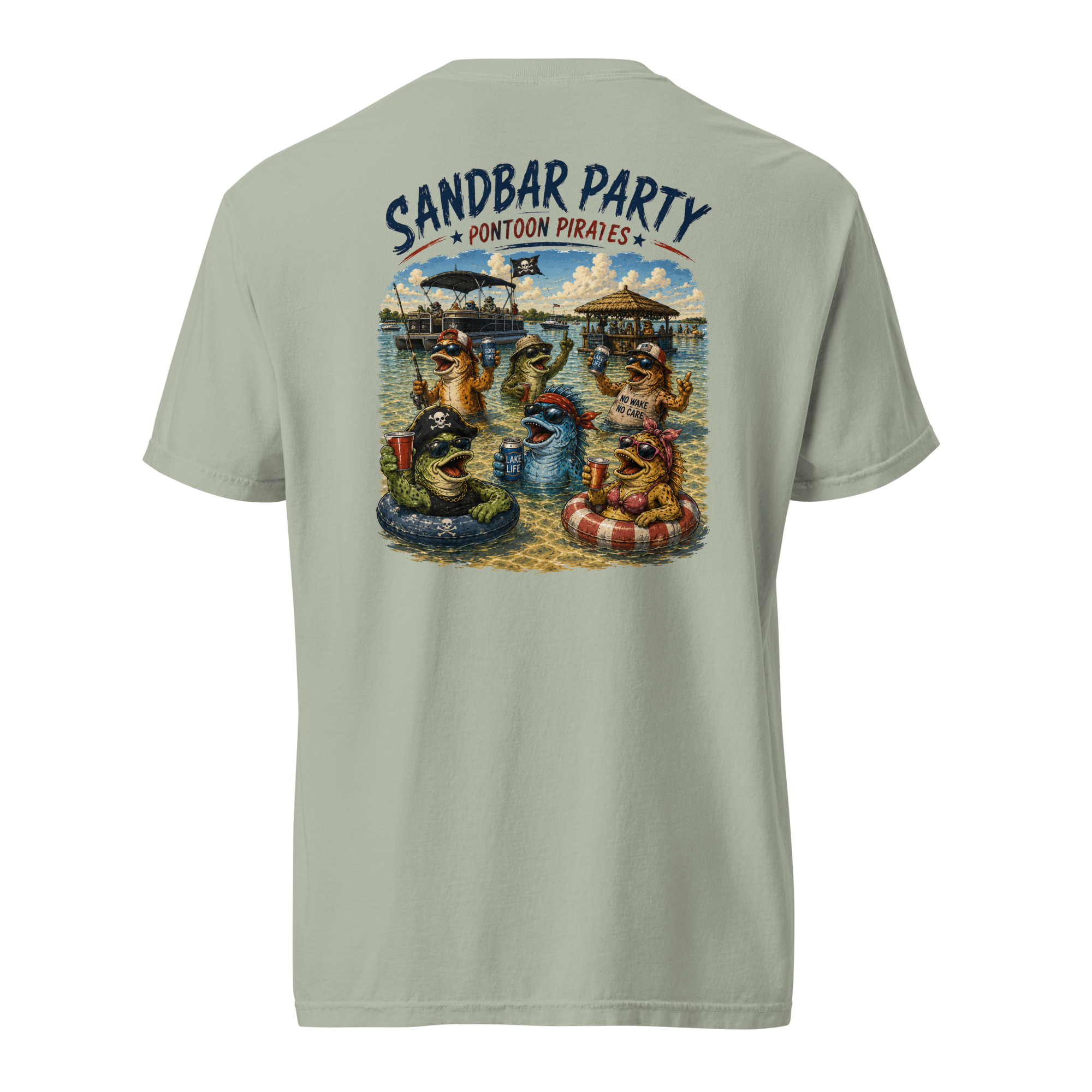 Pontoon Pirates Sandbar Party Shirt