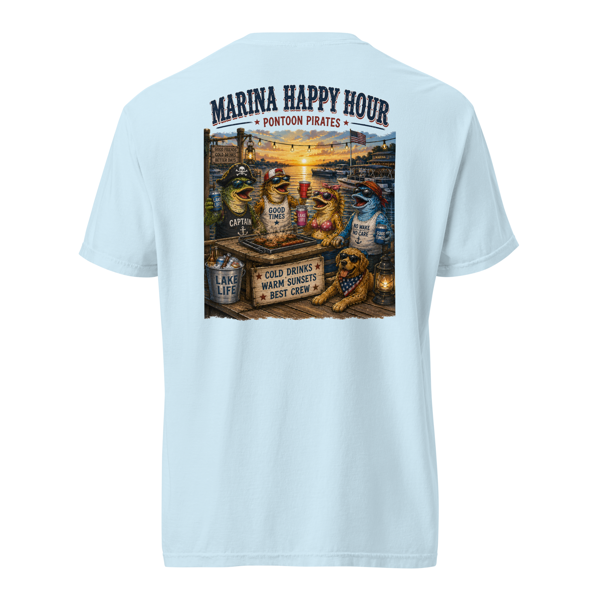 Pontoon Pirates Happy Hour Shirt