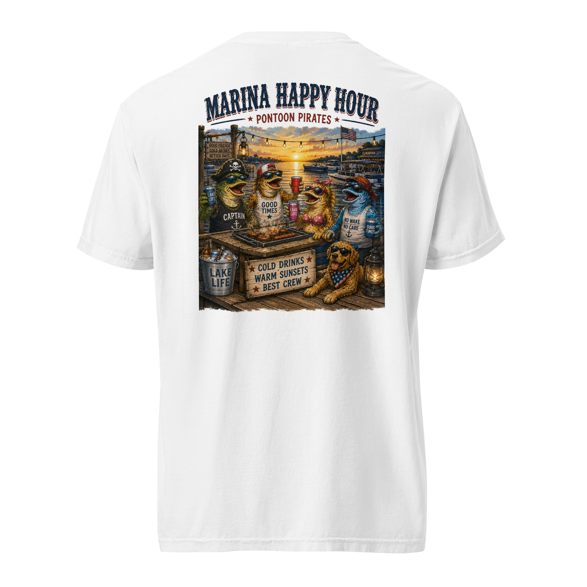 Pontoon Pirates Happy Hour Shirt
