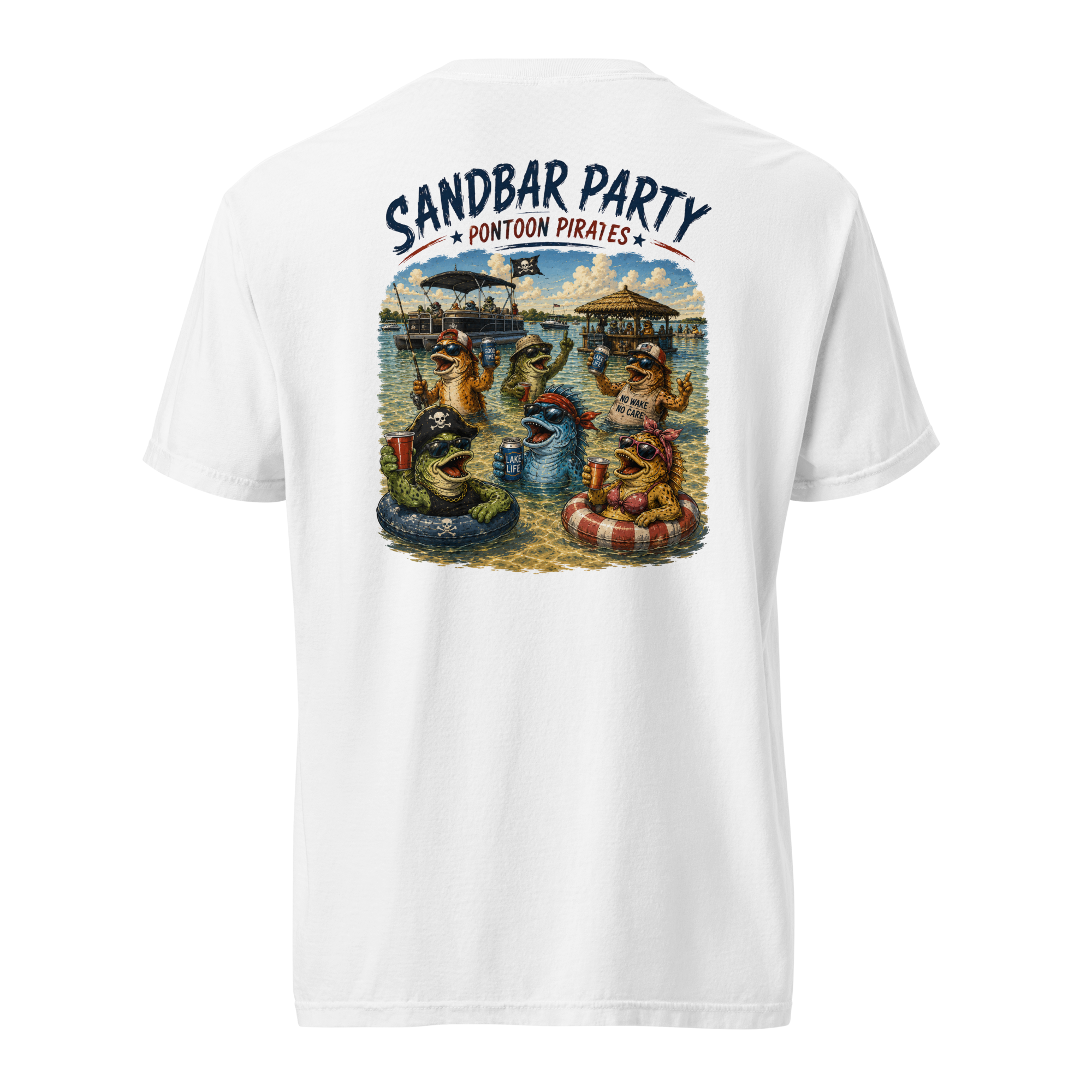 Pontoon Pirates Sandbar Party Shirt