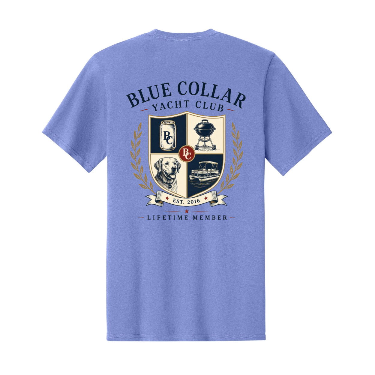 Blue Collar Yacht Club Pennant Shirt