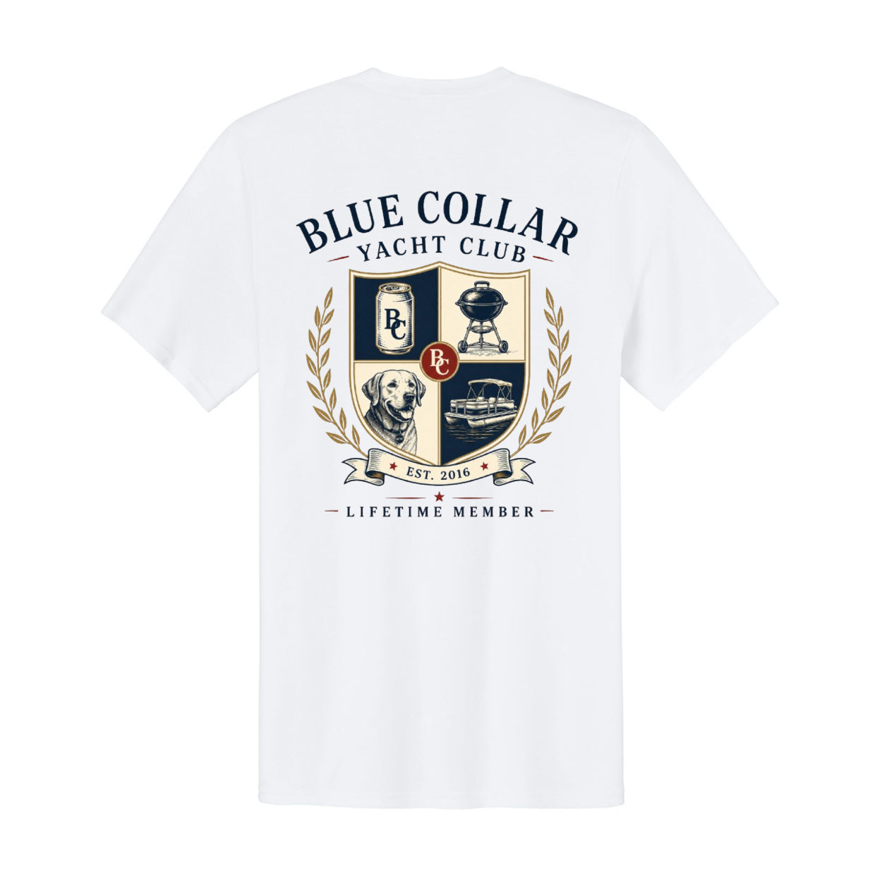 Blue Collar Yacht Club Pennant Shirt