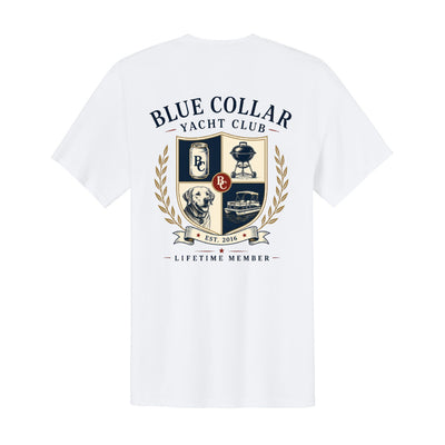 Blue Collar Yacht Club Pennant Shirt